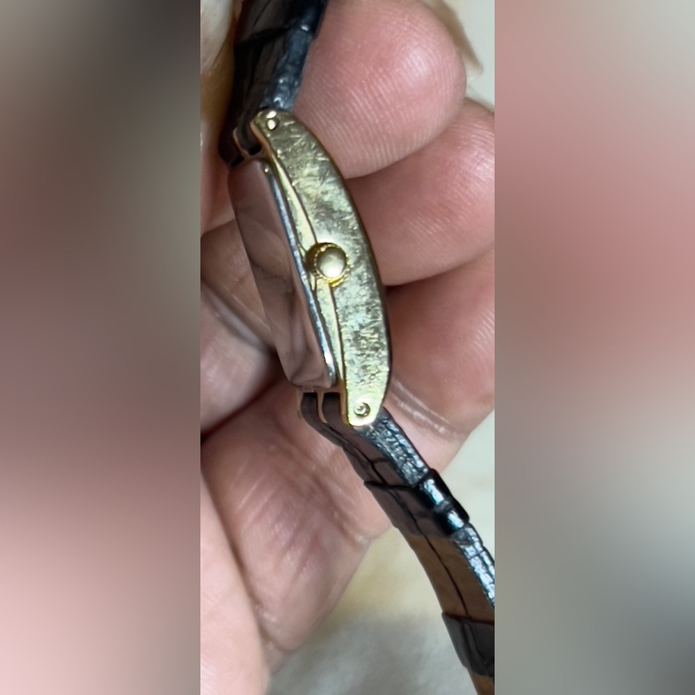 Kenneth Cole Reaction Gold-tone KC2407-U54-06 Stainless Steel & Leather Watch - Picture 8 of 8